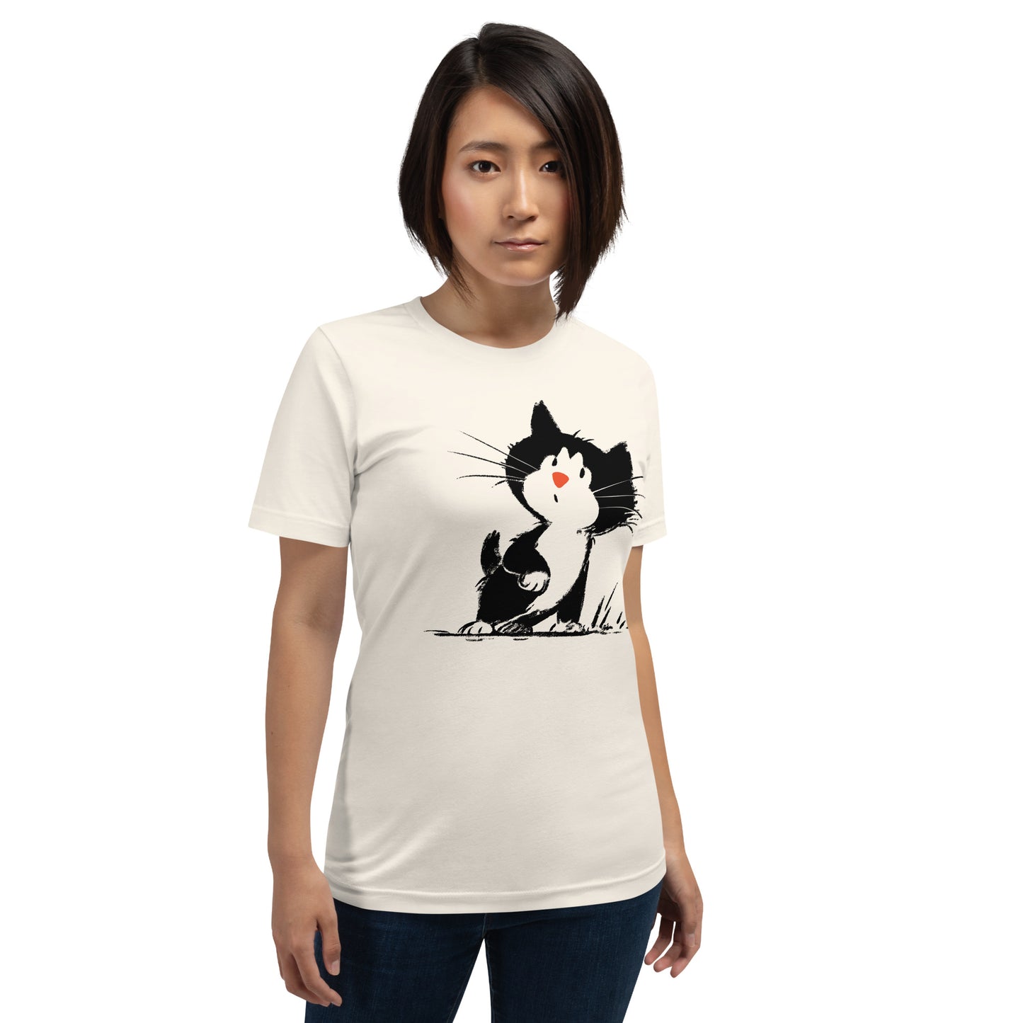 Curious Cat Unisex T-Shirt