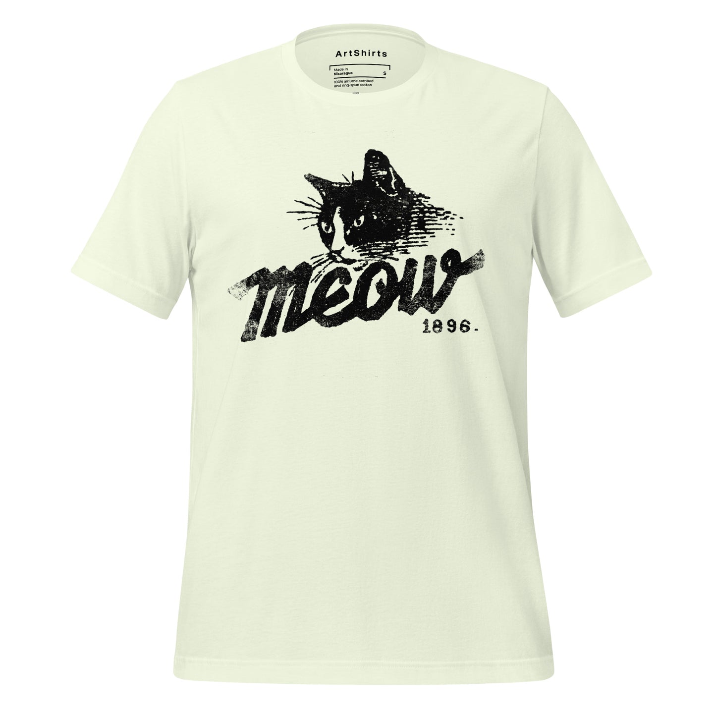 Vintage Cat Head Unisex t-shirt