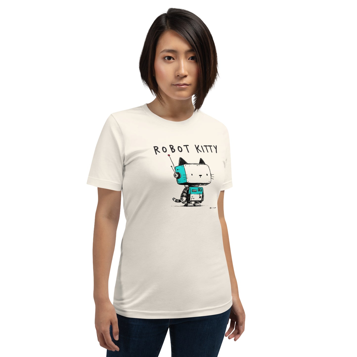 Robot Kitty Unisex T-Shirt