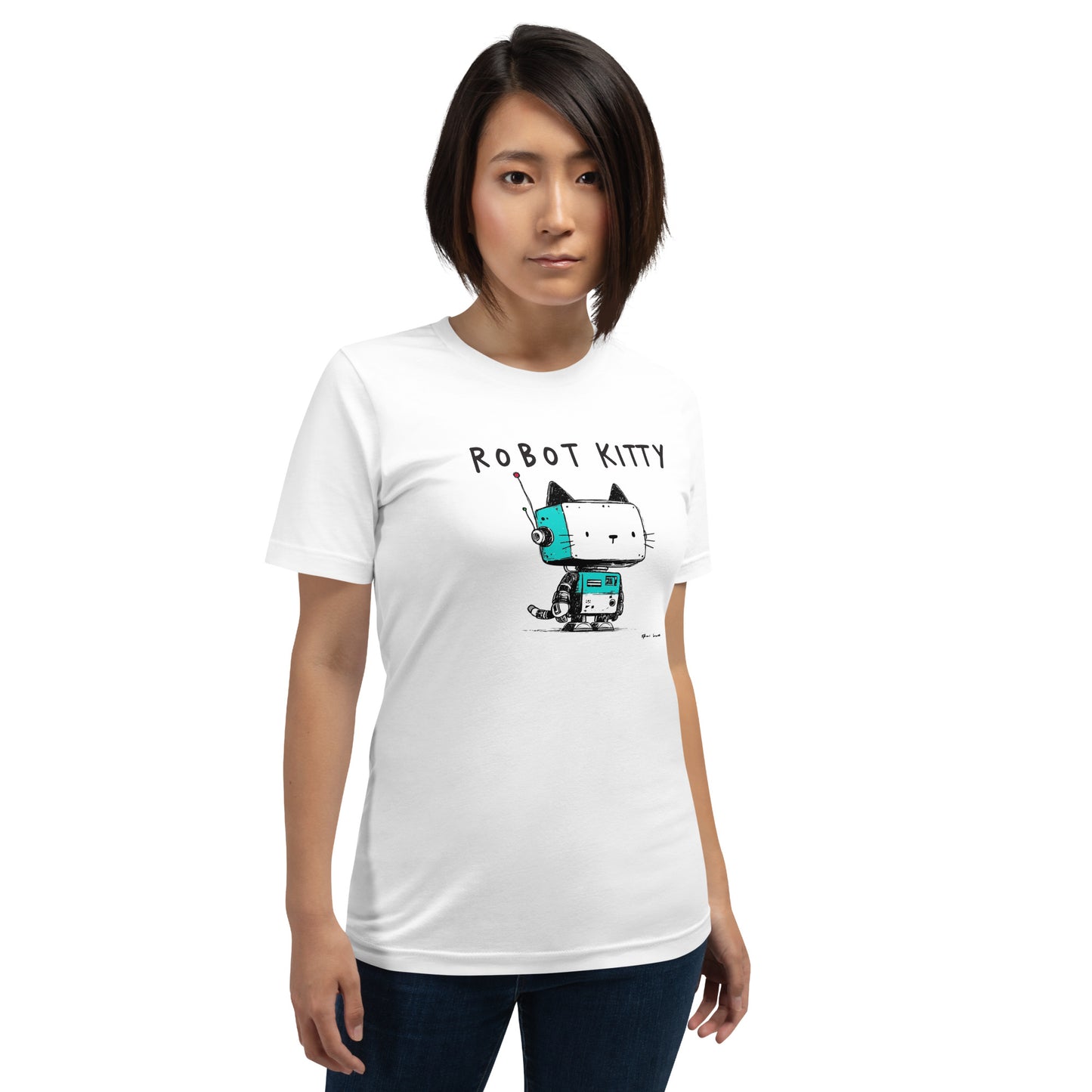 Robot Kitty Unisex T-Shirt