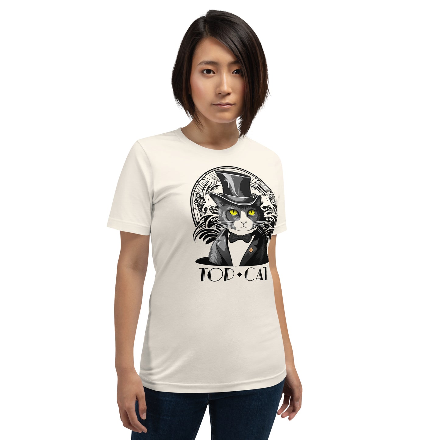 Top Cat White Unisex T-Shirt