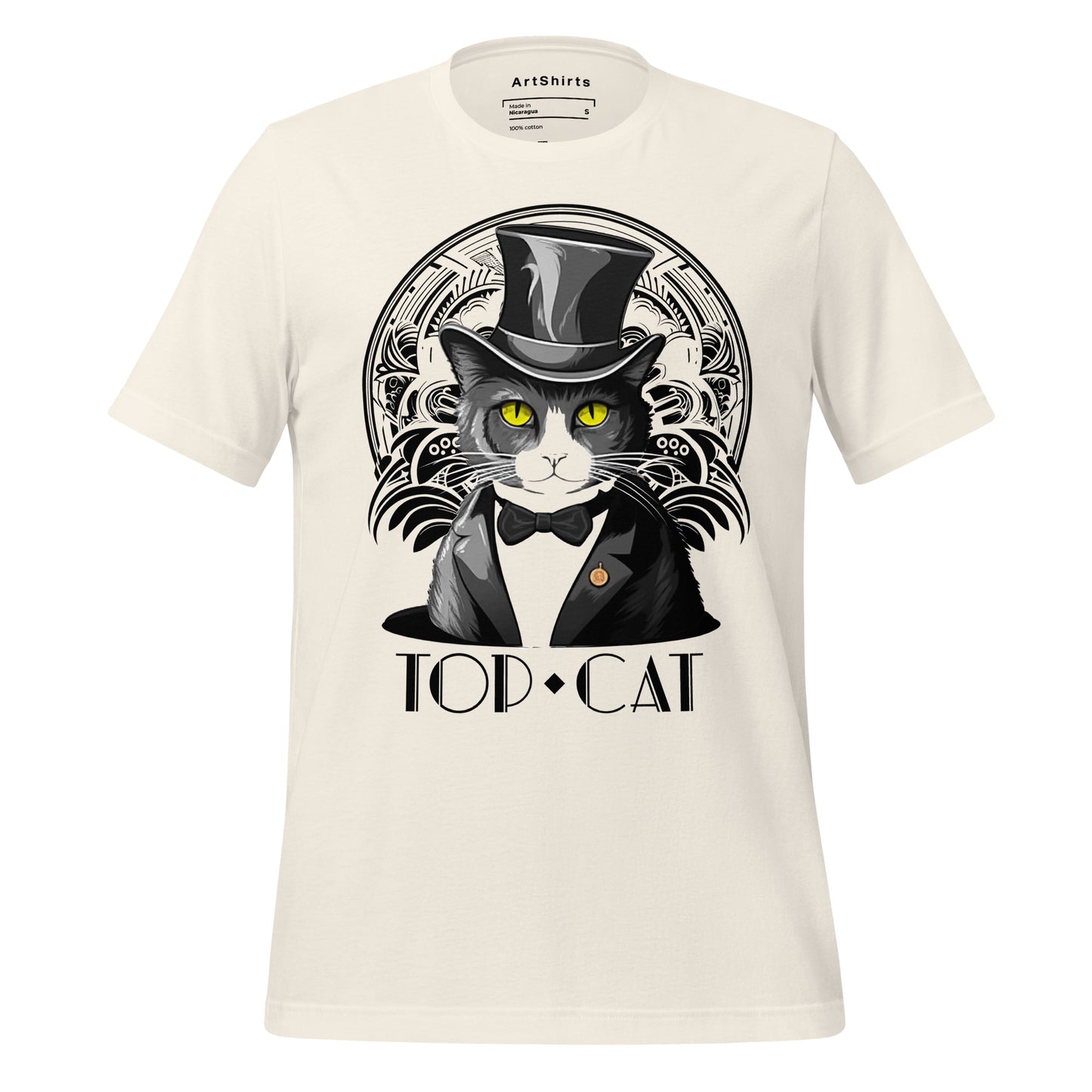 Top Cat White Unisex T-Shirt