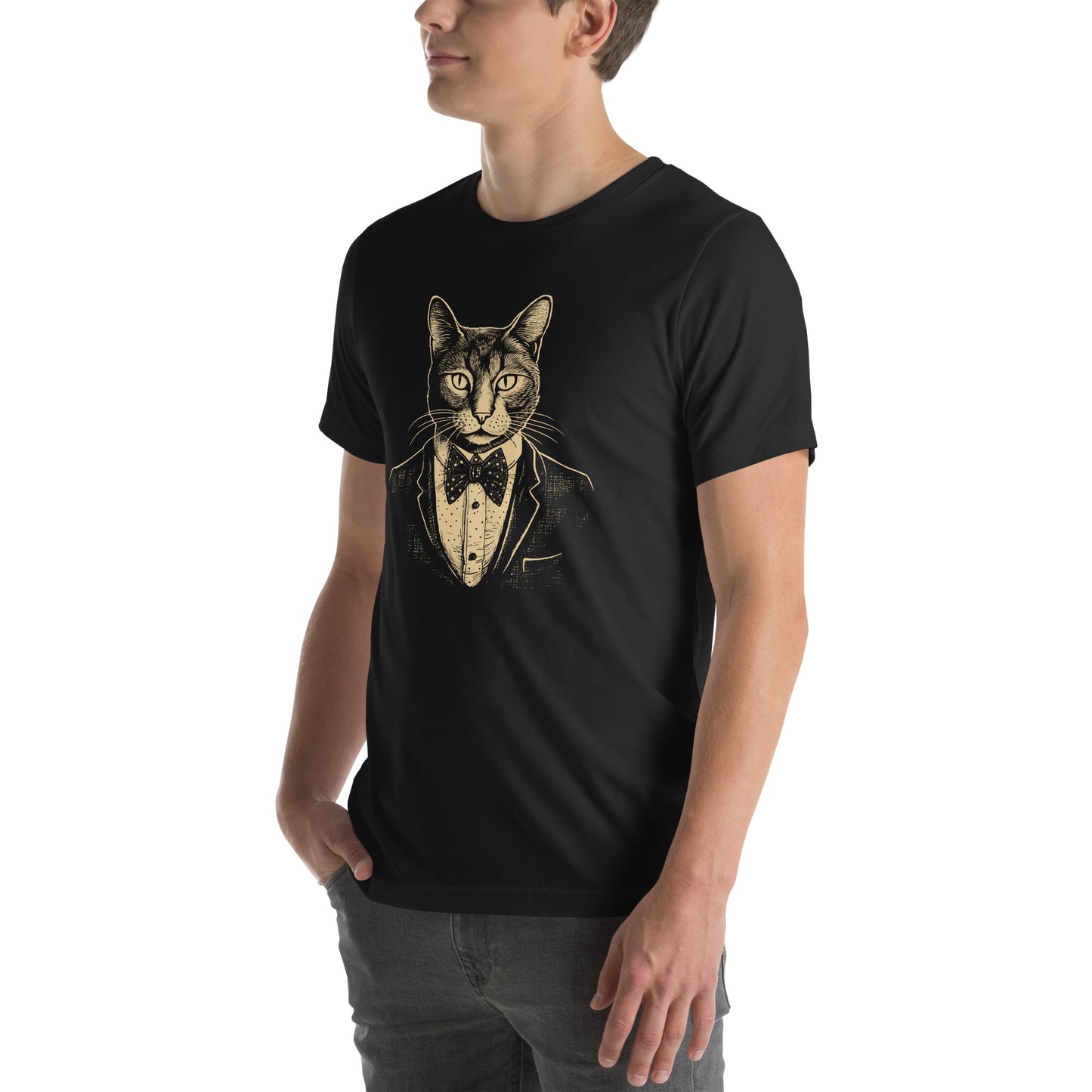 Tuxedo Cat Unisex t-shirt