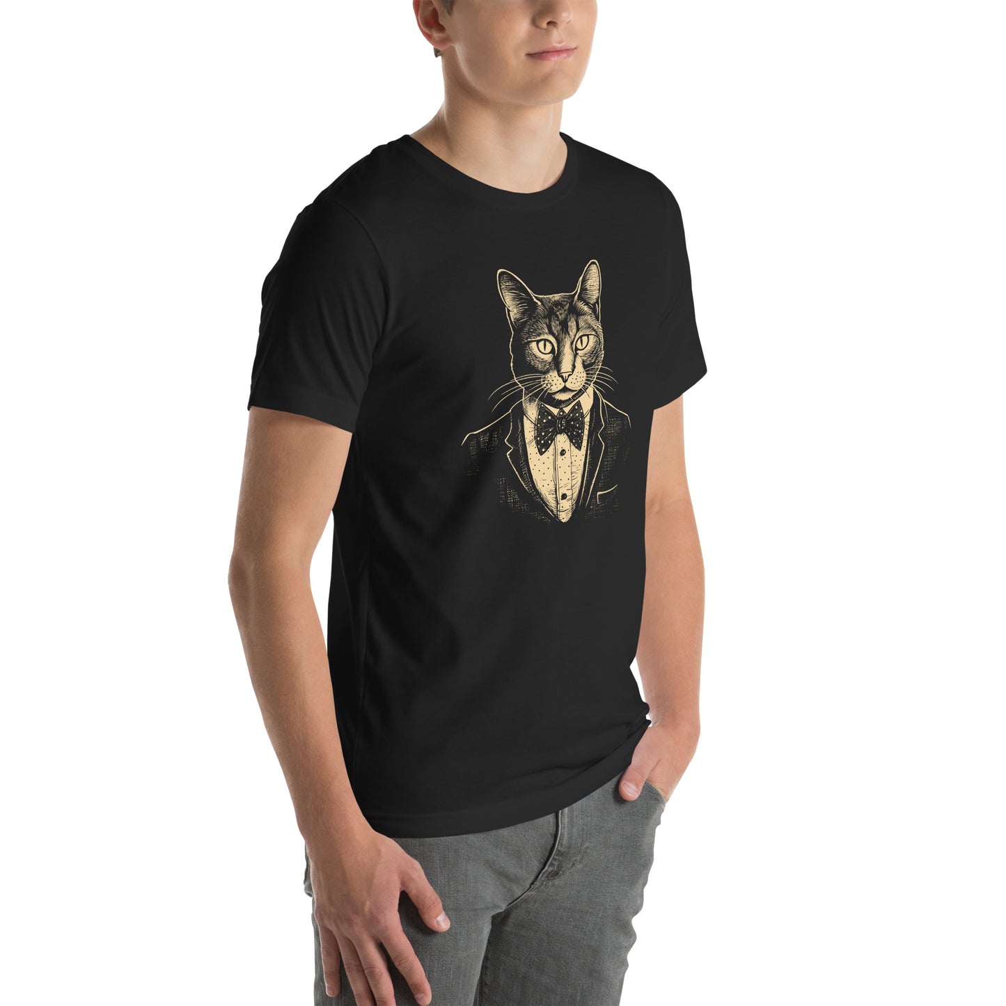 Tuxedo Cat Unisex t-shirt