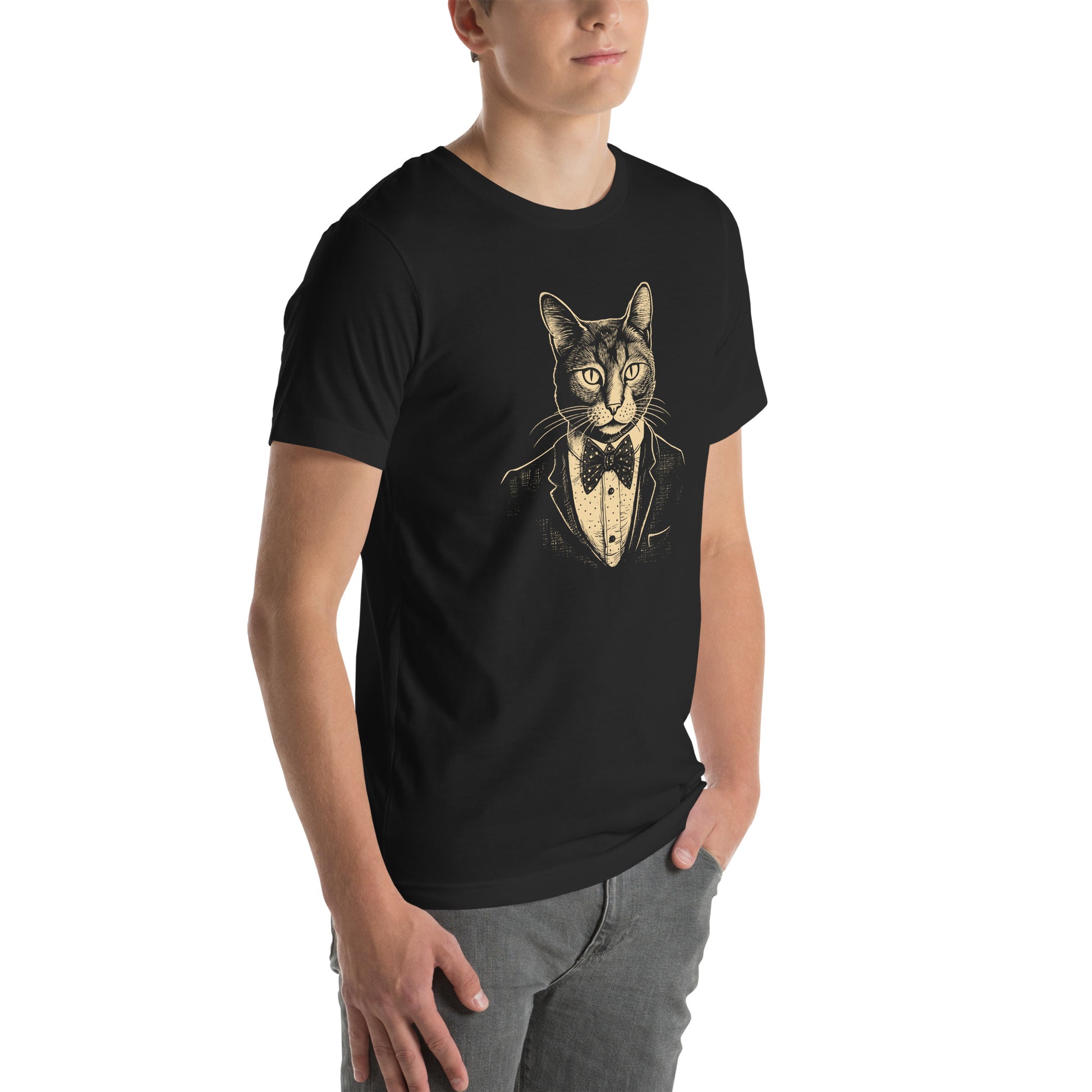 Tuxedo Cat Unisex t-shirt