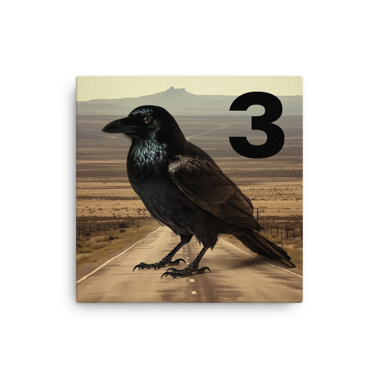 The Crow Thin canvas print Default Title