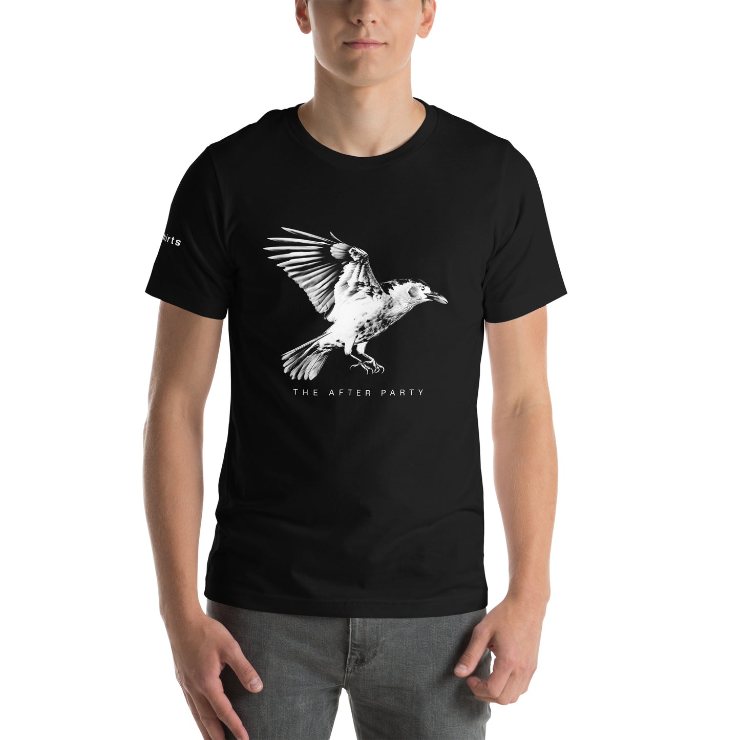 The Crow - White Unisex t-shirt Black