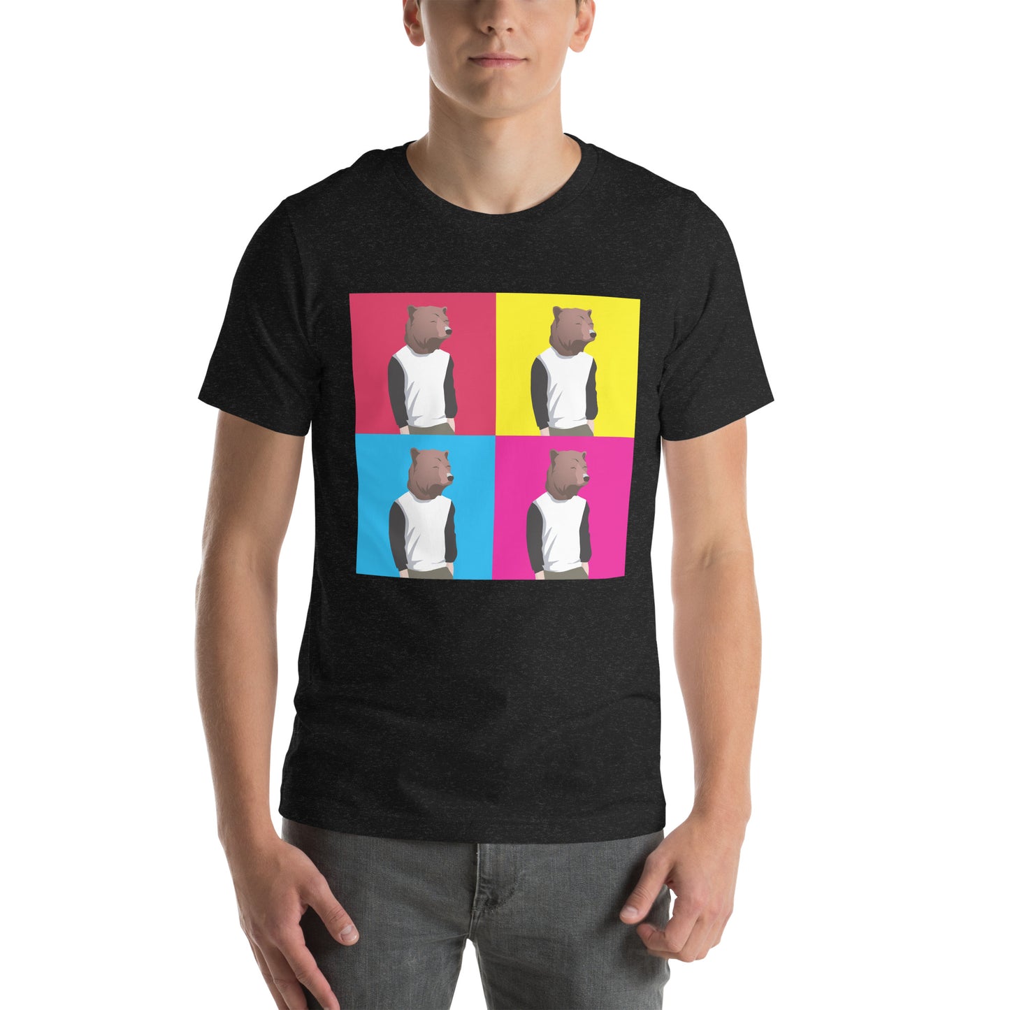 BEARHEAD QUAD Color Unisex t-shirt 3XL
