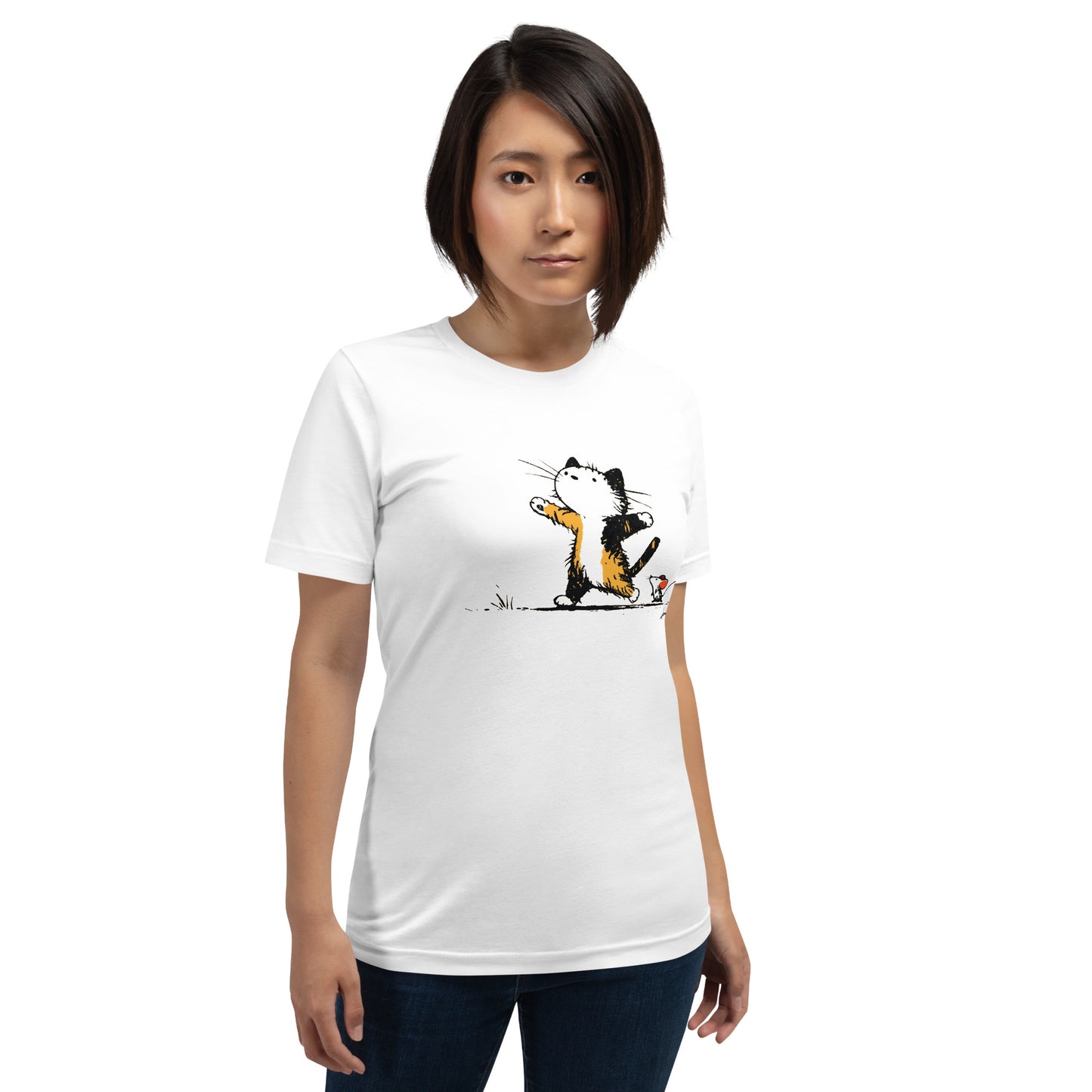 Cat & Mouse Wandering Unisex T-Shirt