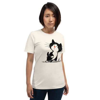 Curious Cat Unisex T-Shirt