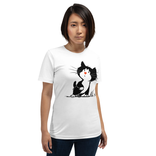 Curious Cat Unisex T-Shirt