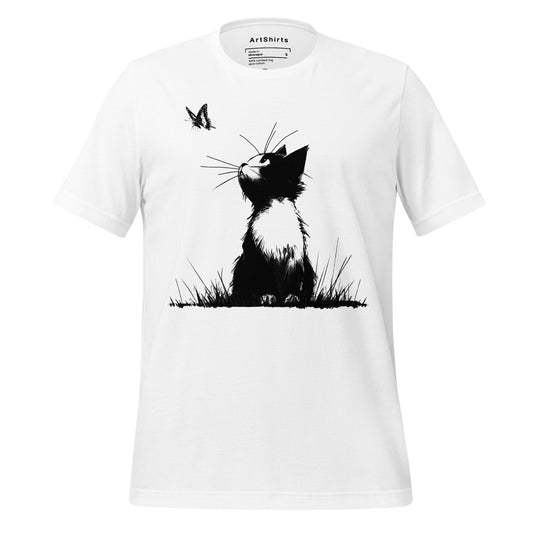 Kitty & Butterfly Unisex T-Shirt