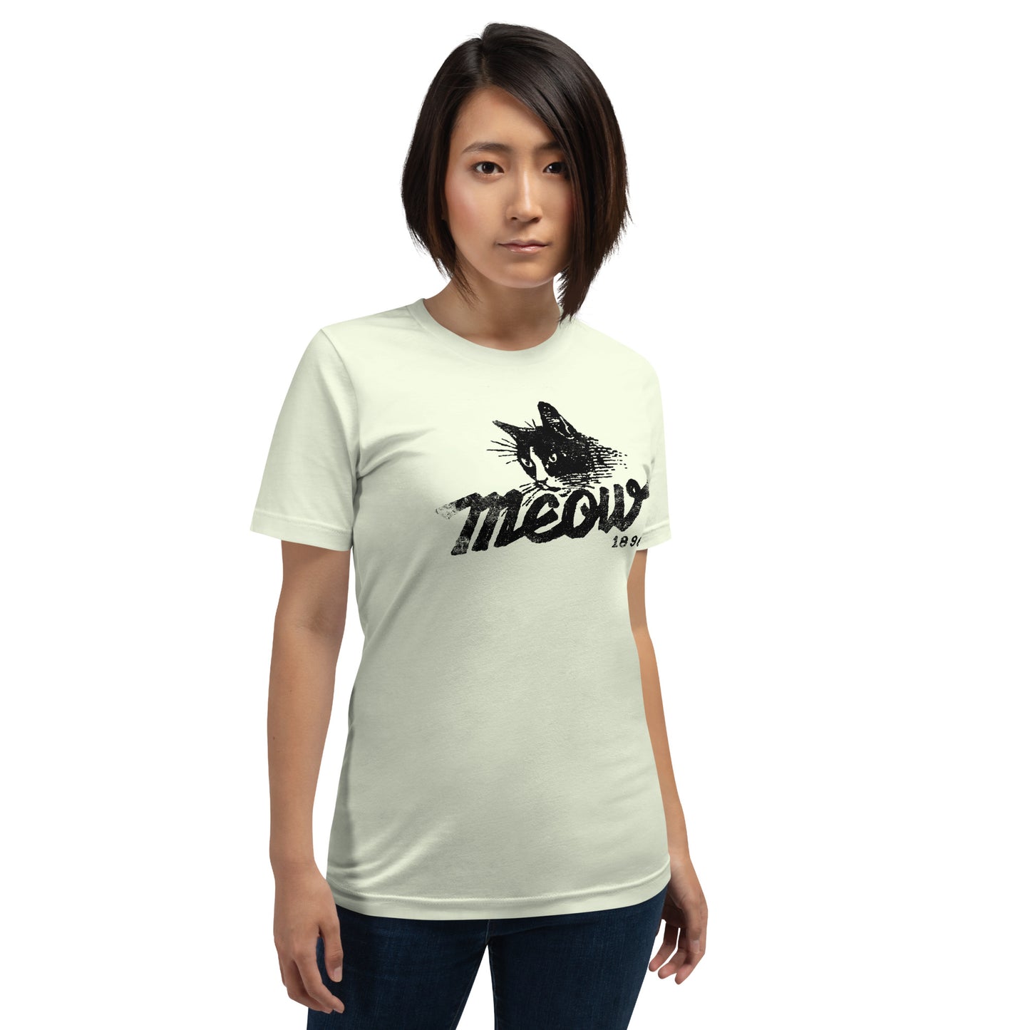 Vintage Cat Head Unisex t-shirt