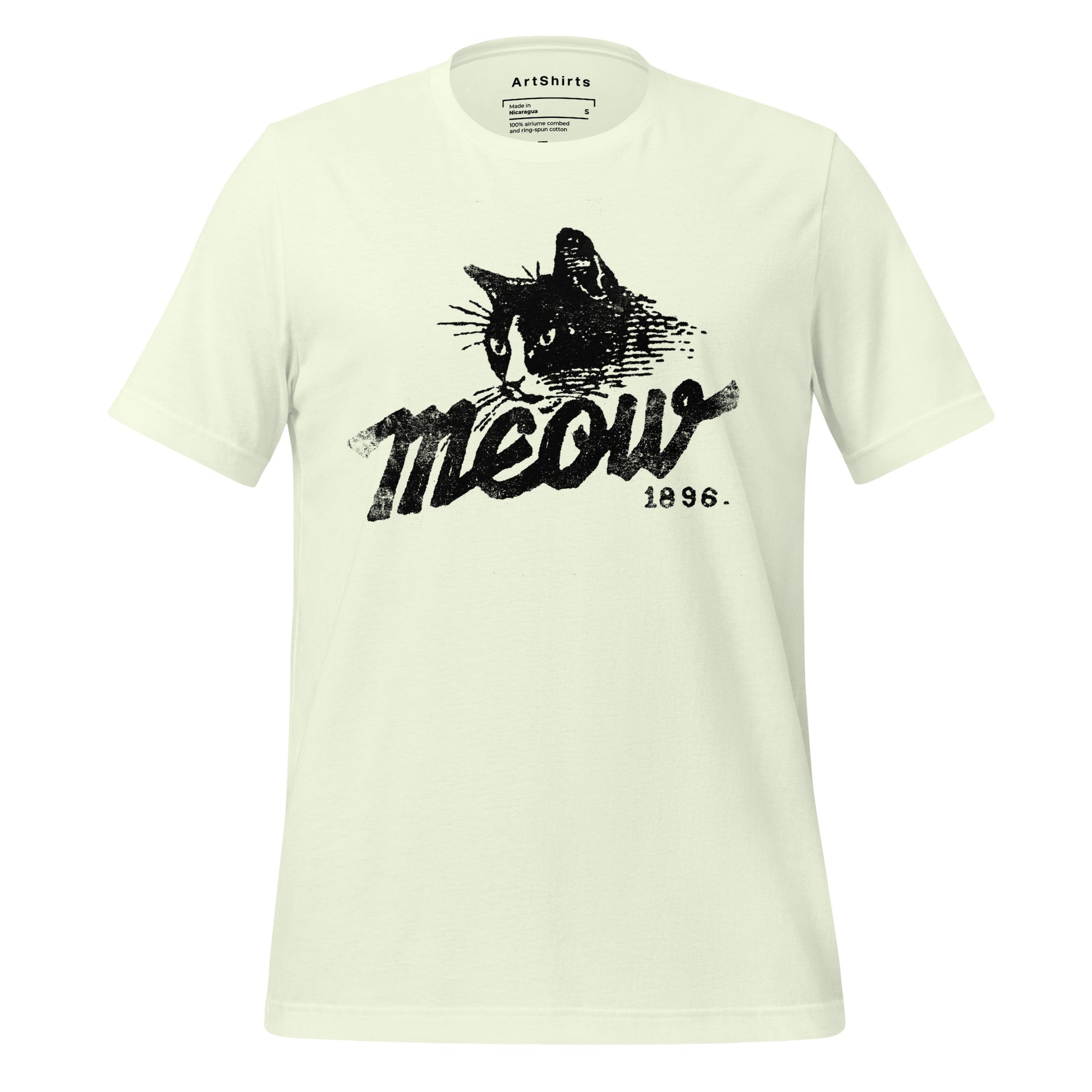 Vintage Cat Head Unisex t-shirt