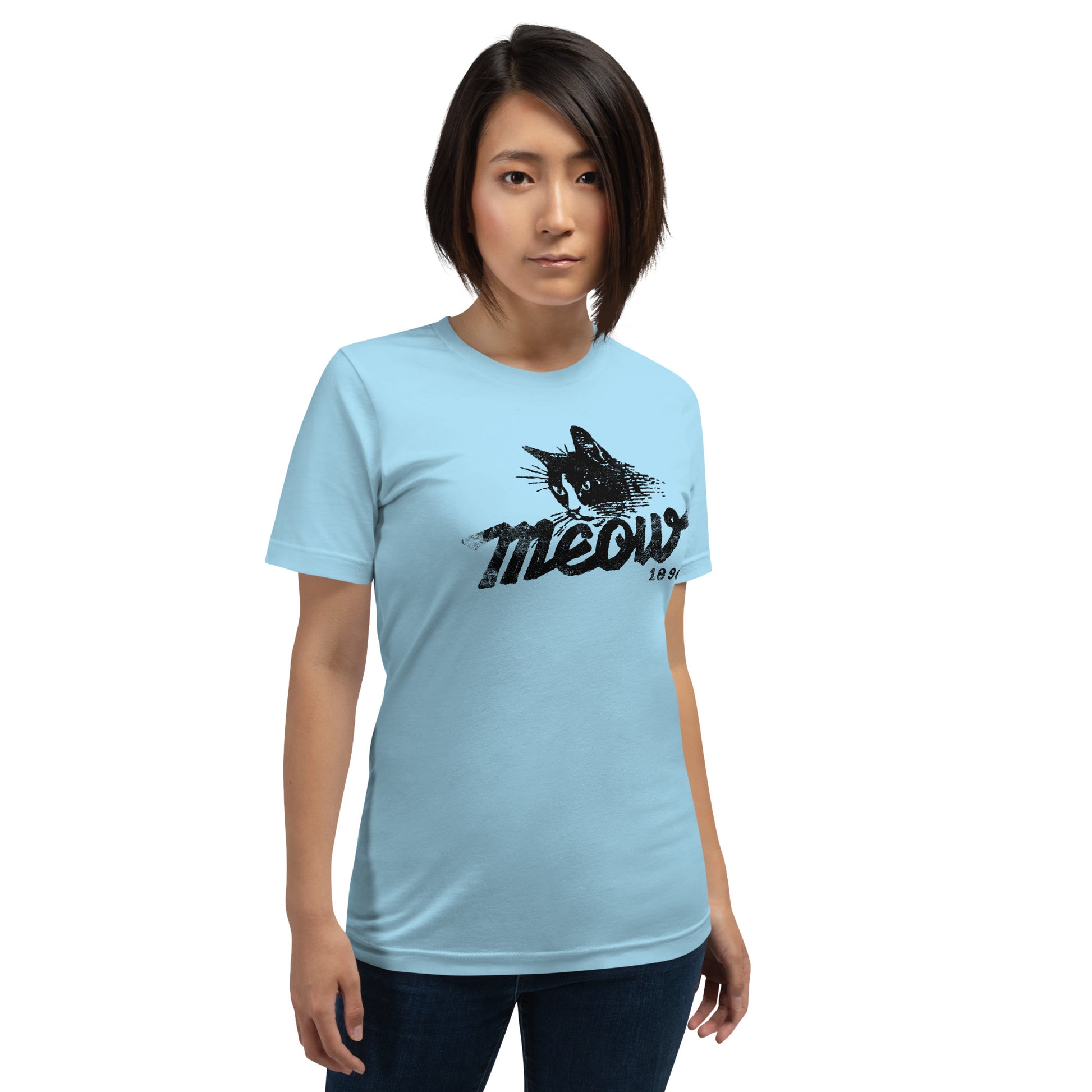 Vintage Cat Head Unisex t-shirt