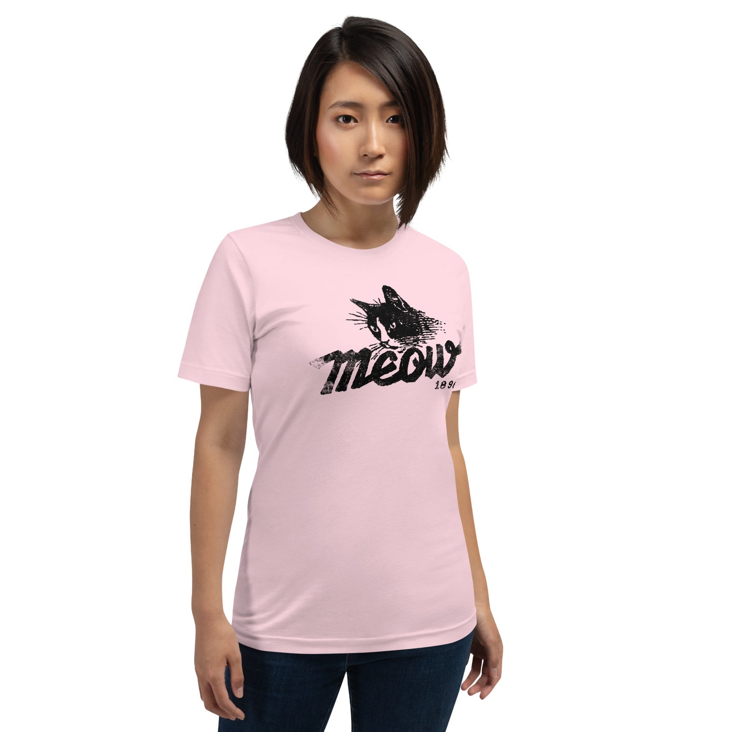 Vintage Cat Head Unisex t-shirt