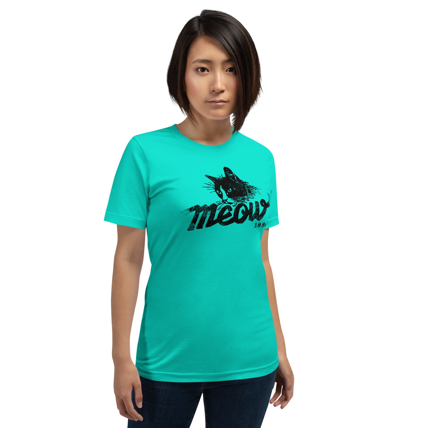 Vintage Cat Head Unisex t-shirt