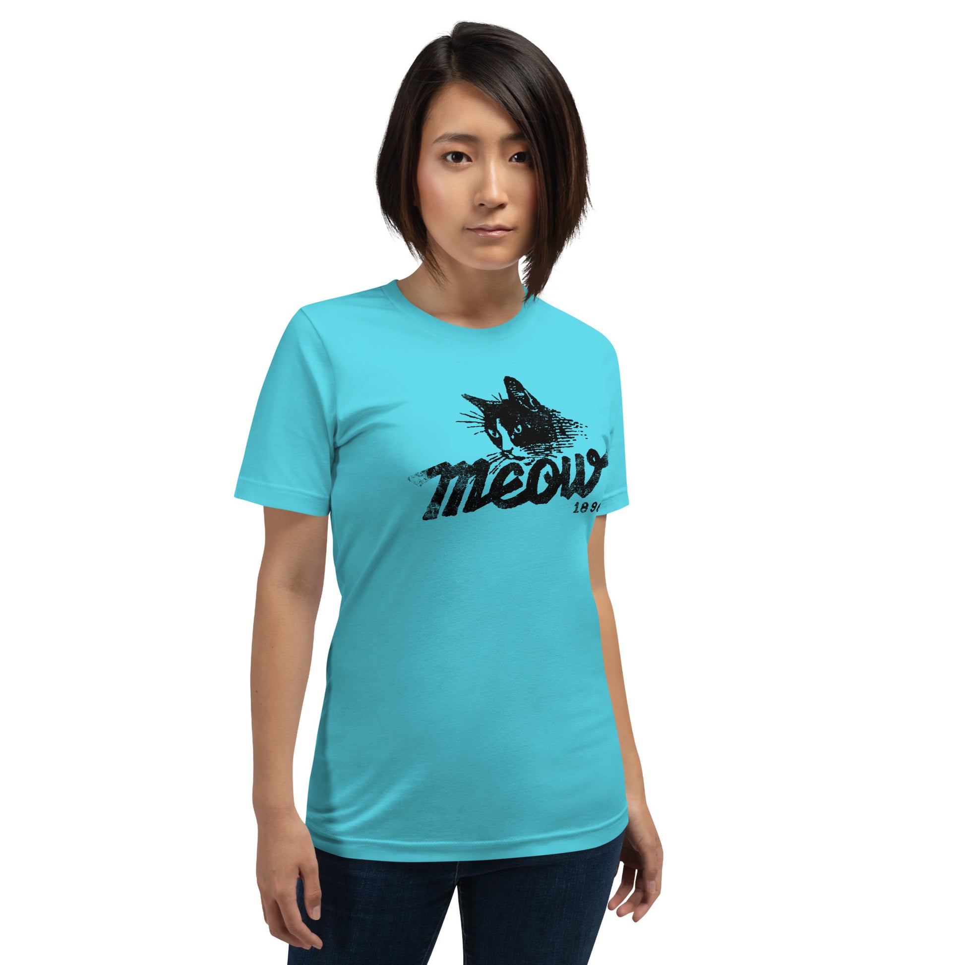 Vintage Cat Head Unisex t-shirt