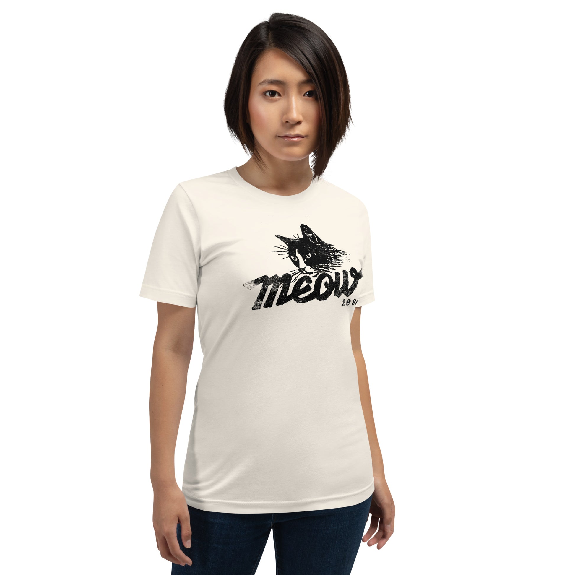 Vintage Cat Head Unisex t-shirt