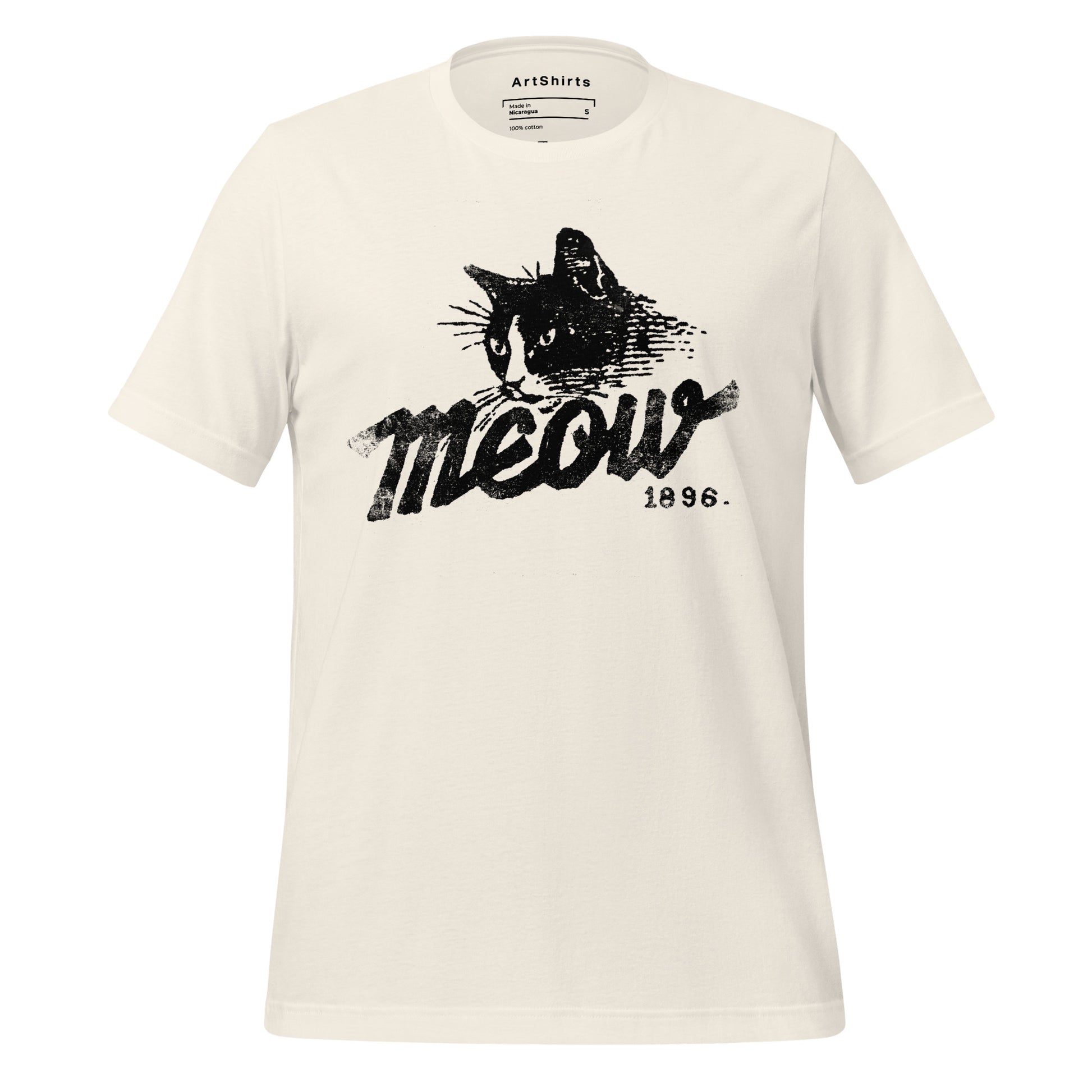 Vintage Cat Head Unisex t-shirt