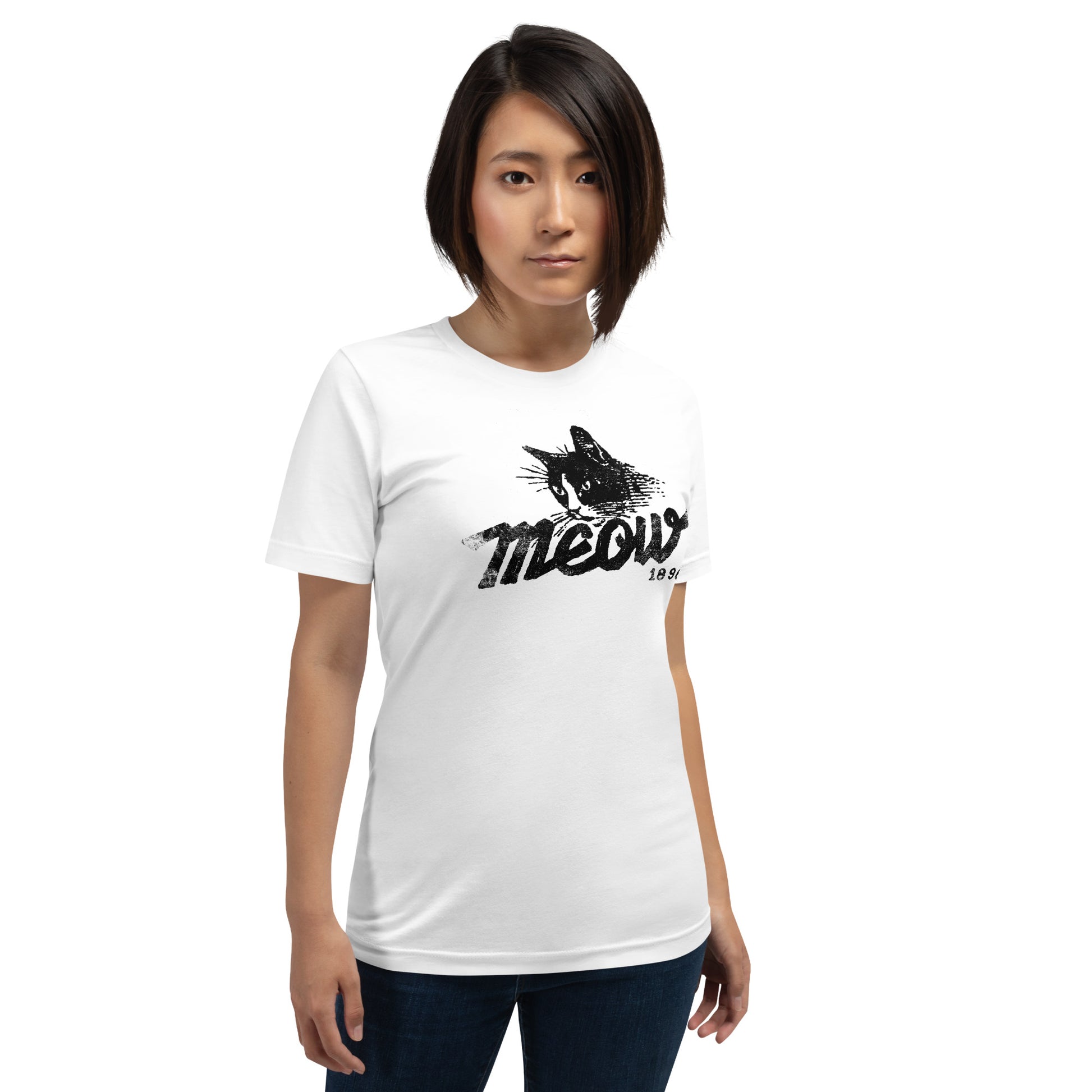 Vintage Cat Head Unisex t-shirt