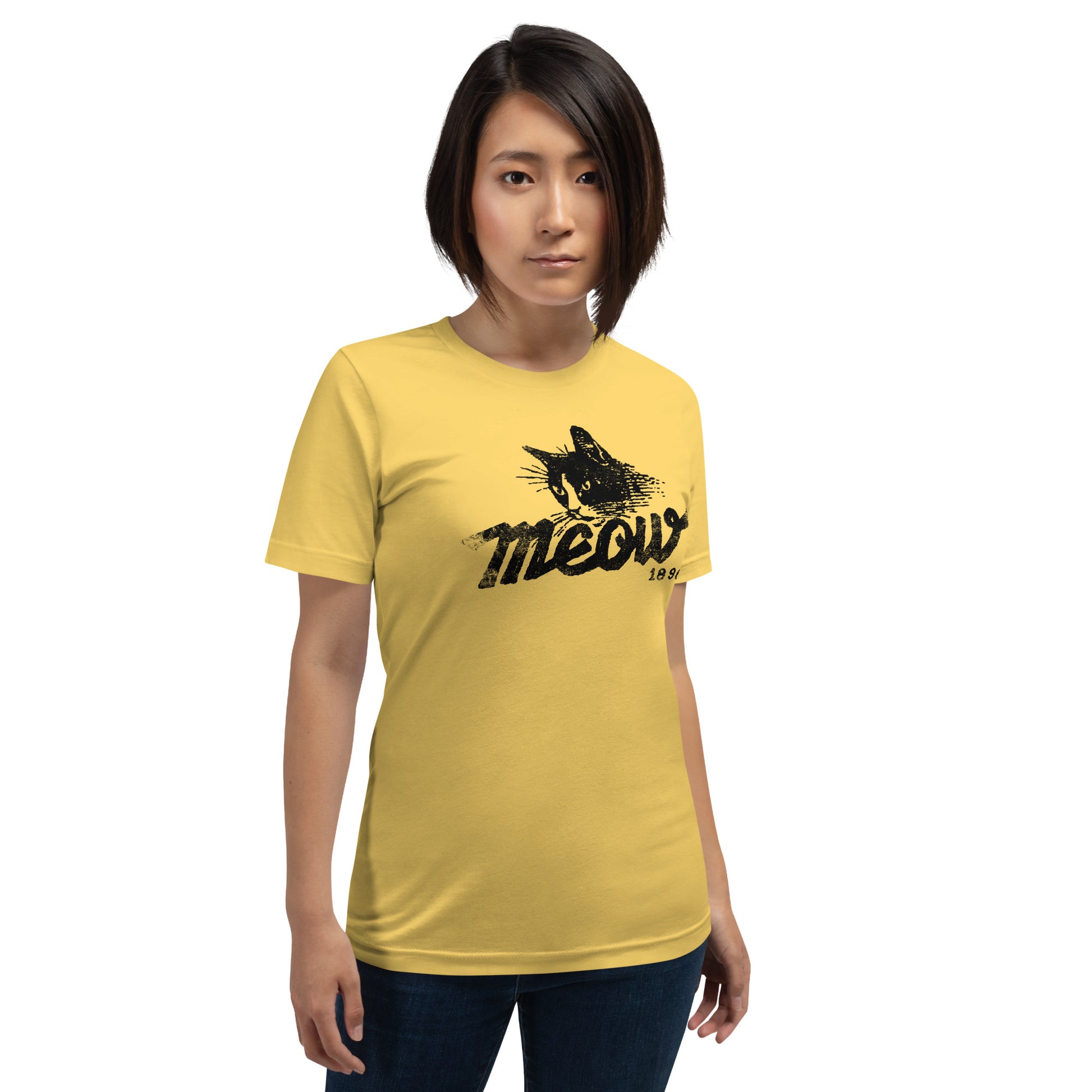 Vintage Cat Head Unisex t-shirt