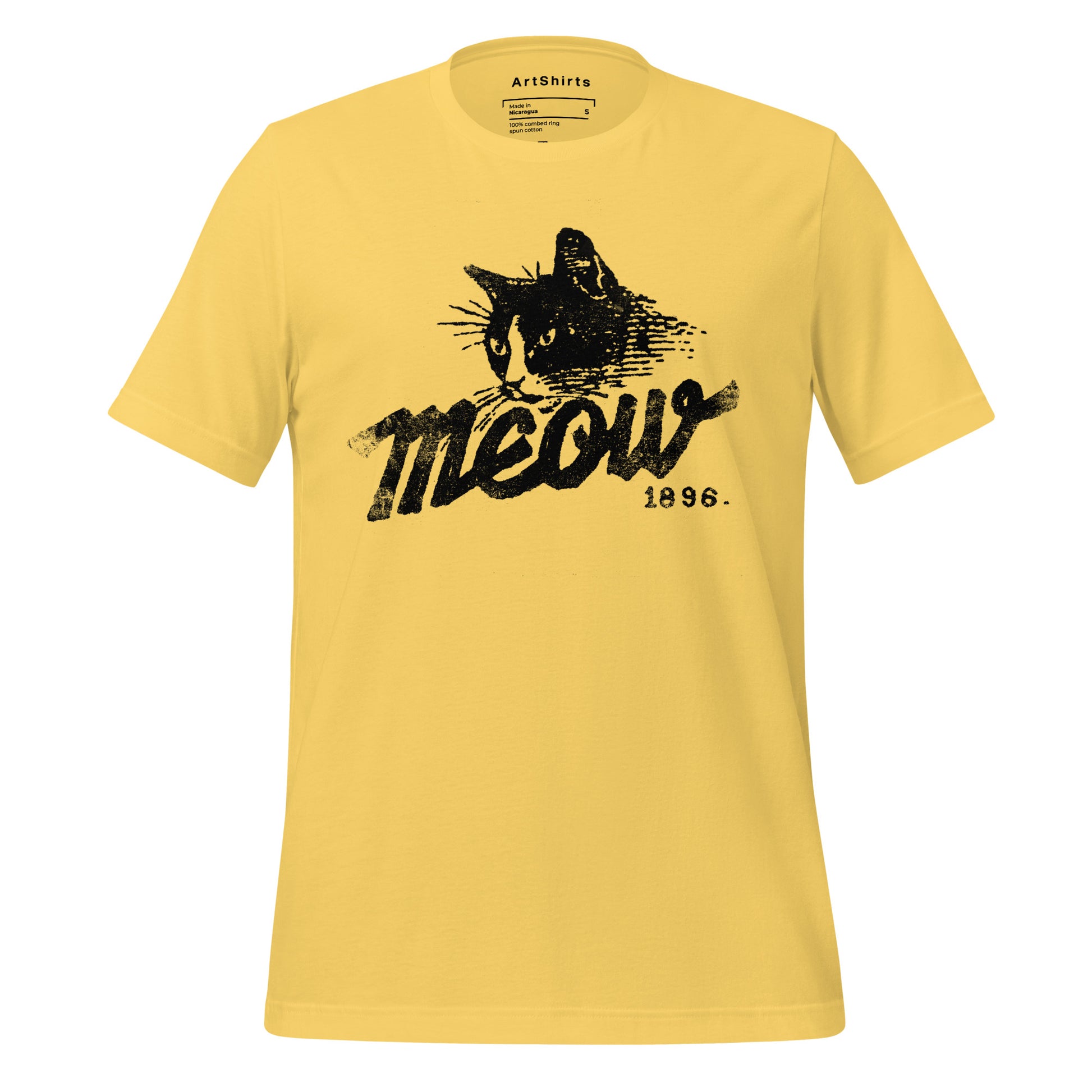 Vintage Cat Head Unisex t-shirt
