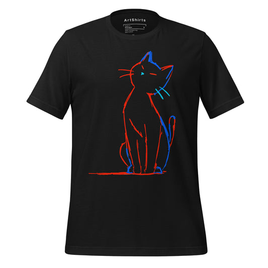 Neon Cat Unisex T-Shirt