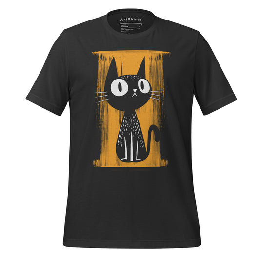 Orange Paint Cat Unisex T-Shirt