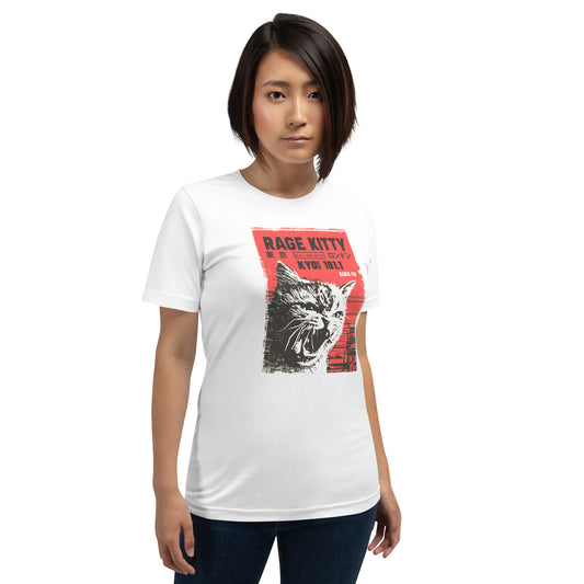Rage Kitty Radio Poster Unisex T-Shirt