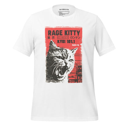 Rage Kitty Radio Poster Unisex T-Shirt