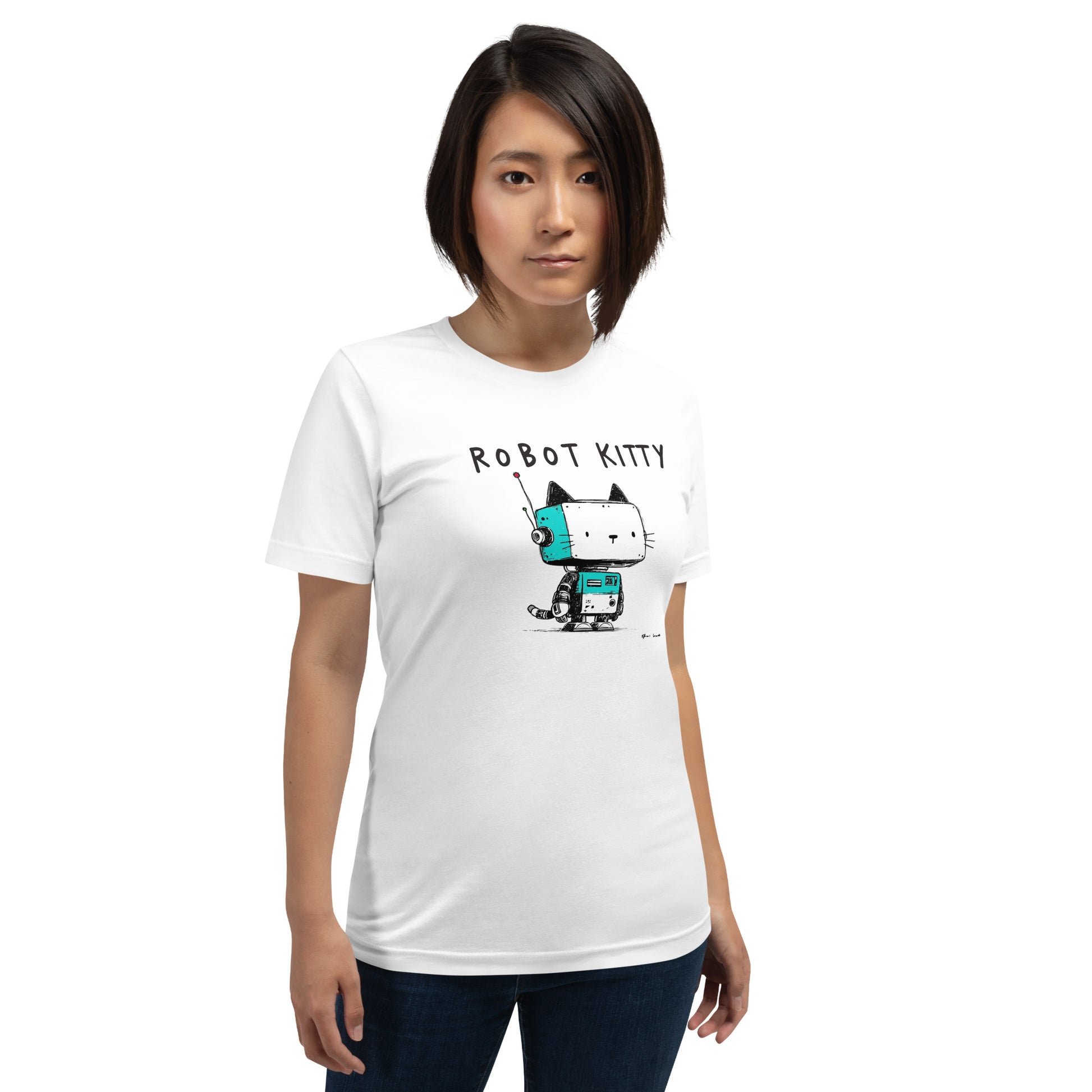 Robot Kitty Unisex T-Shirt