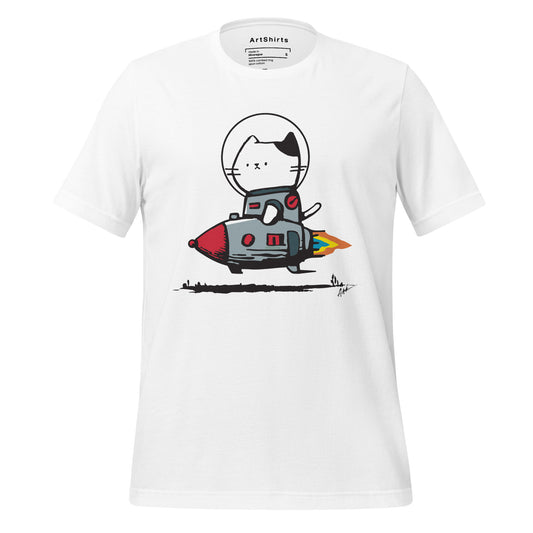 Rocket Cat Unisex T-Shirt