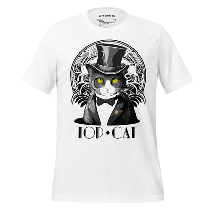 Top Cat White Unisex T-Shirt
