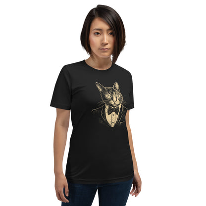 Tuxedo Cat Unisex t-shirt