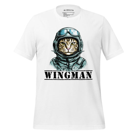 Wingman Cat Unisex t-shirt