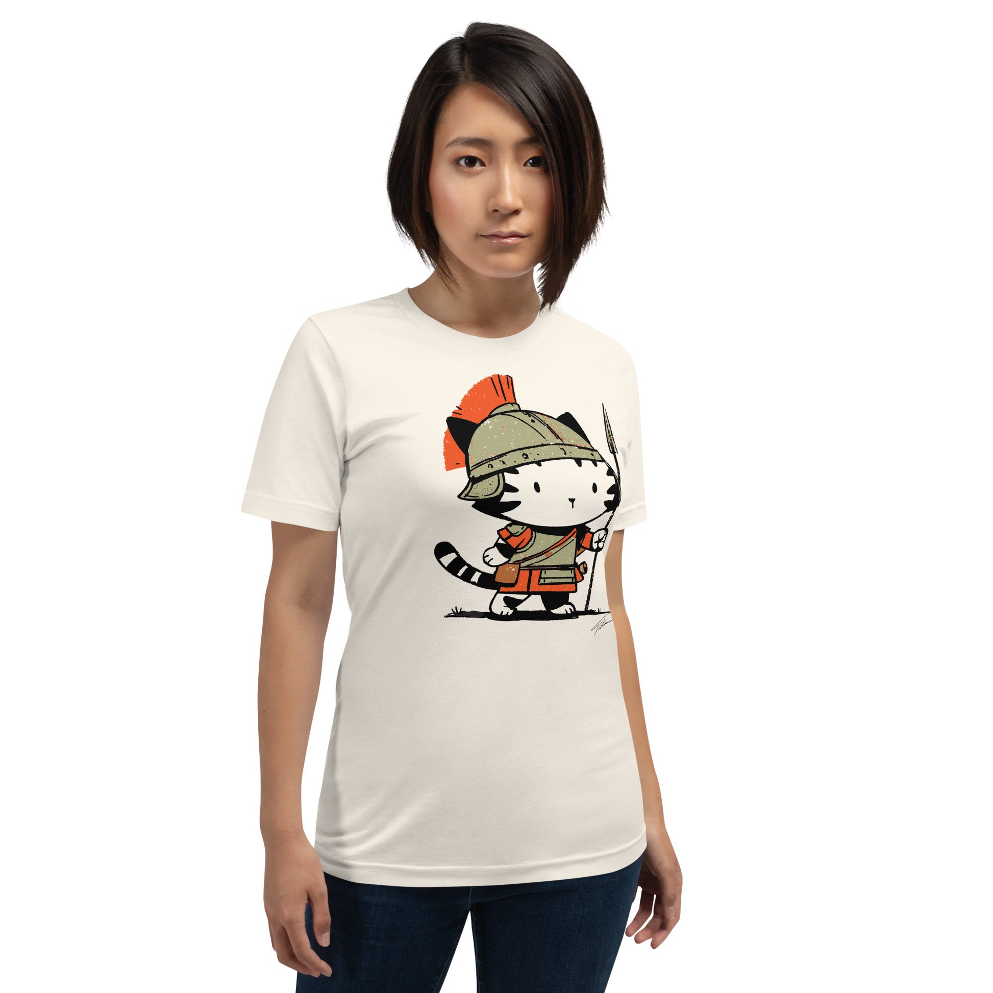 Roman Centurion Cat Unisex T-Shirt