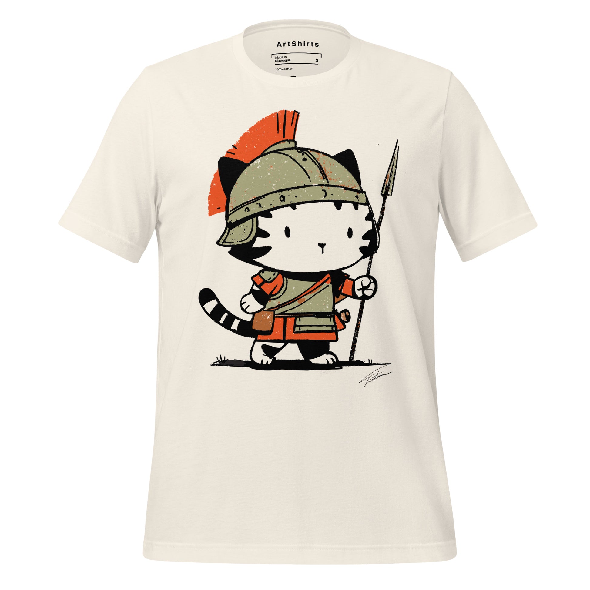 Roman Centurion Cat Unisex T-Shirt