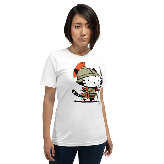 Roman Centurion Cat Unisex T-Shirt