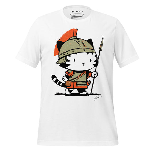 Roman Centurion Cat Unisex T-Shirt
