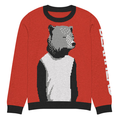 BEARHEAD Knitted crew neck sweater L