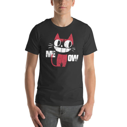 Krazy Cat Unisex T-Shirt Dark Grey