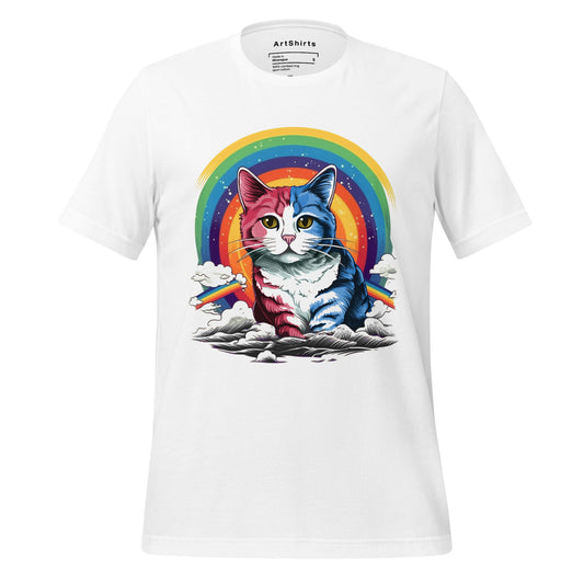 Mystical Rainbow Kitty Unisex T-Shirt