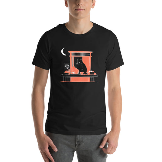 Nako & the Moon Unisex T-Shirt Black