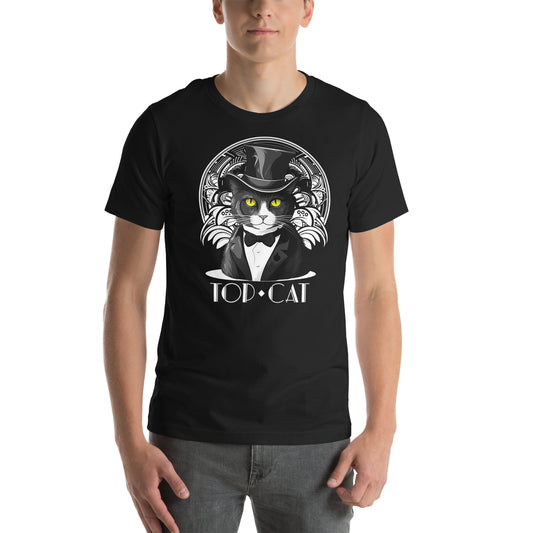 Top Cat Black Unisex T-Shirt