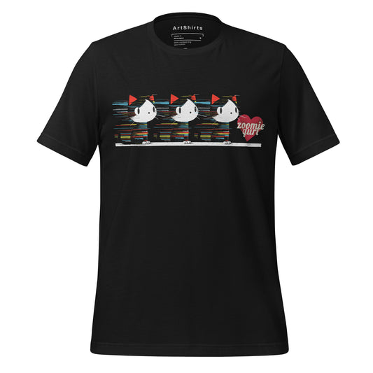 Zoomie Gurl In Motion Unisex T-Shirt