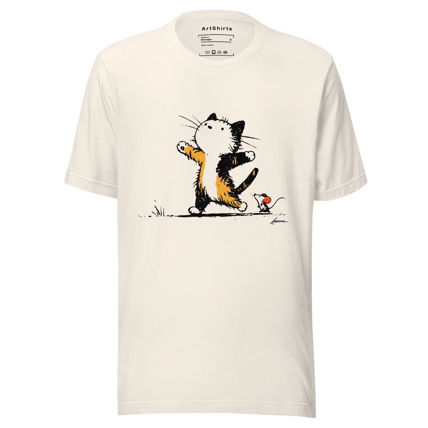 Cat & Mouse Wandering Unisex T-Shirt