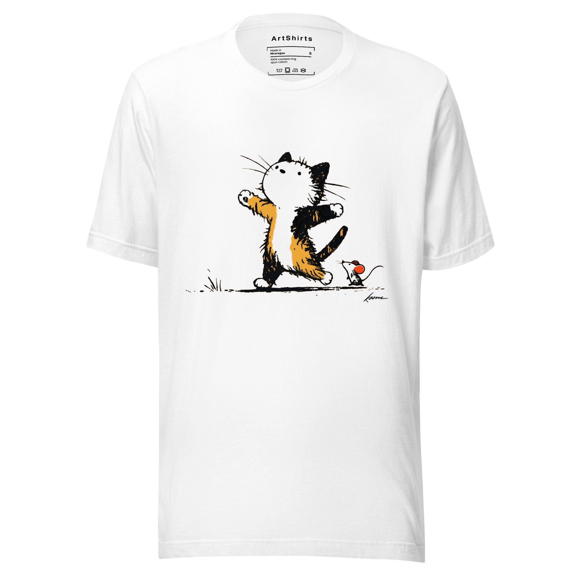 Cat & Mouse Wandering Unisex T-Shirt