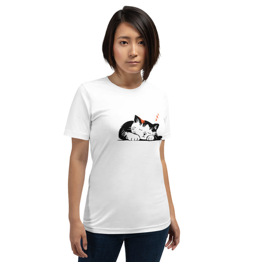 Sleeping Cat Unisex T-Shirt