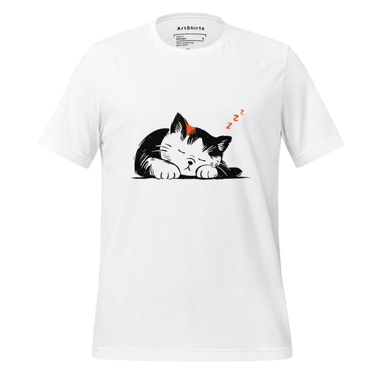 Sleeping Cat Unisex T-Shirt